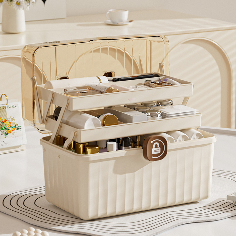 home multi layer multi functional large capacity portable medicine box storage box