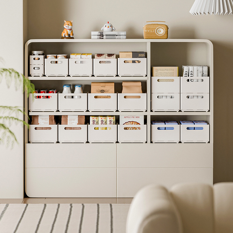 foldable storage box kitchen storage box rack cabinet layered partition rack toilet storage box