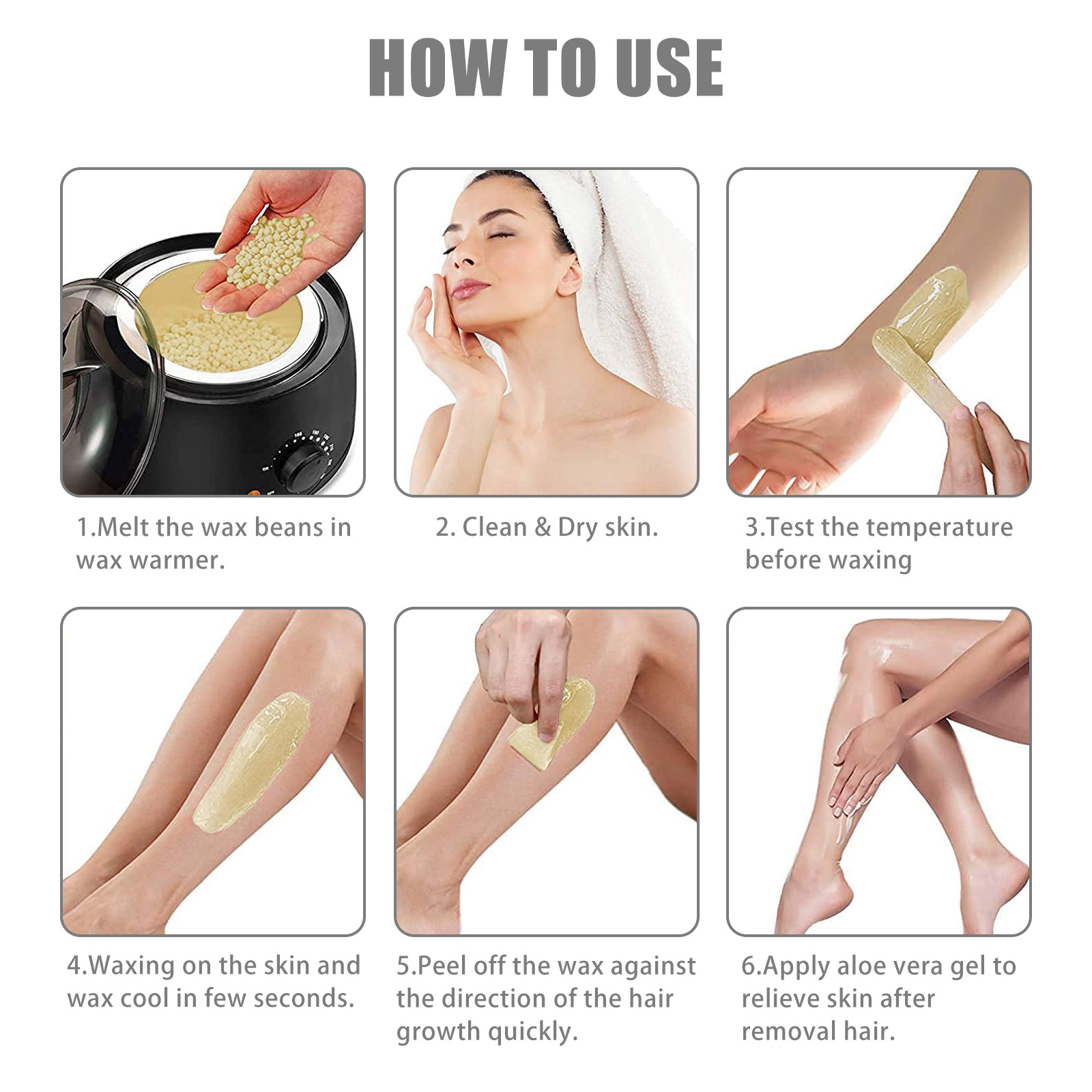 hair removal wax machine 200cc square hair removal wax bean wax therapy machine