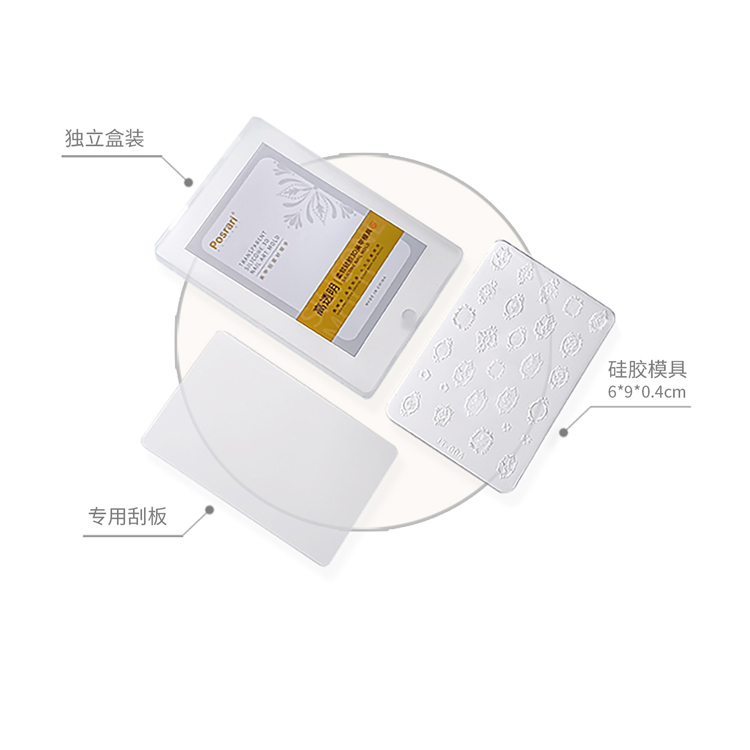 silicone internet celebrity hot bow 3d nail art mold high transparency silicone mold silicone