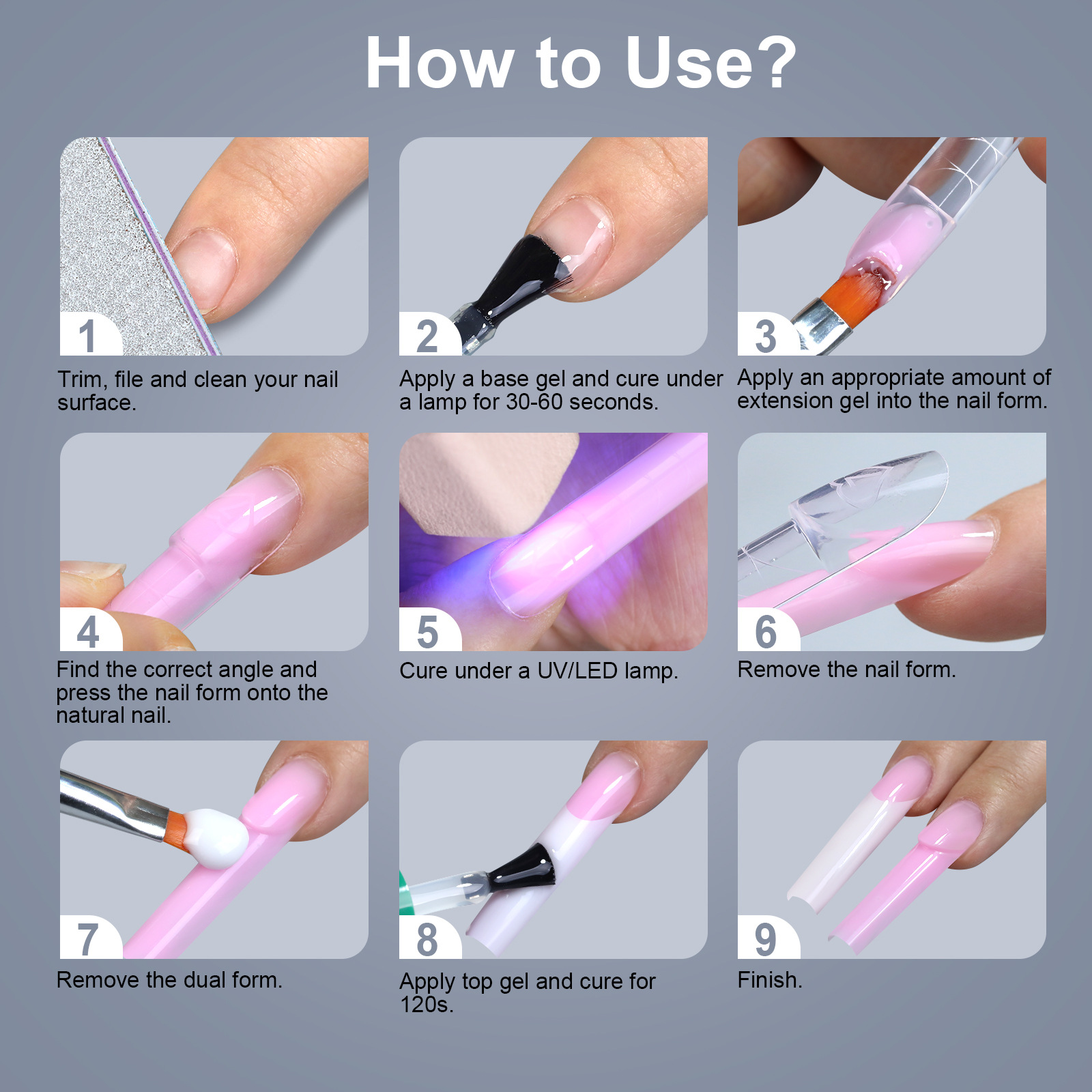 nail space french nail model 150 piece box with scale crystal phototherapy extended nail model