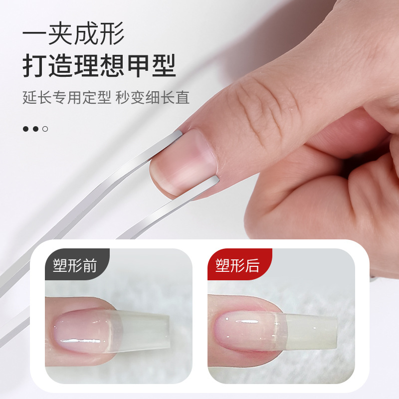 stainless steel shaping clip, multifunctional crystal nail straight head clip